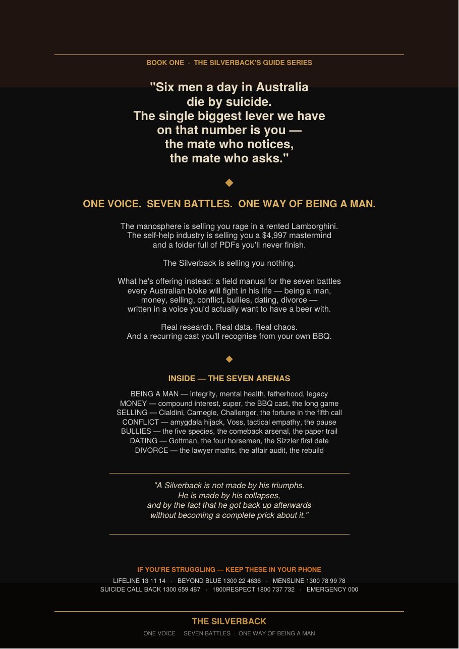 The Silverback's Guide: back cover